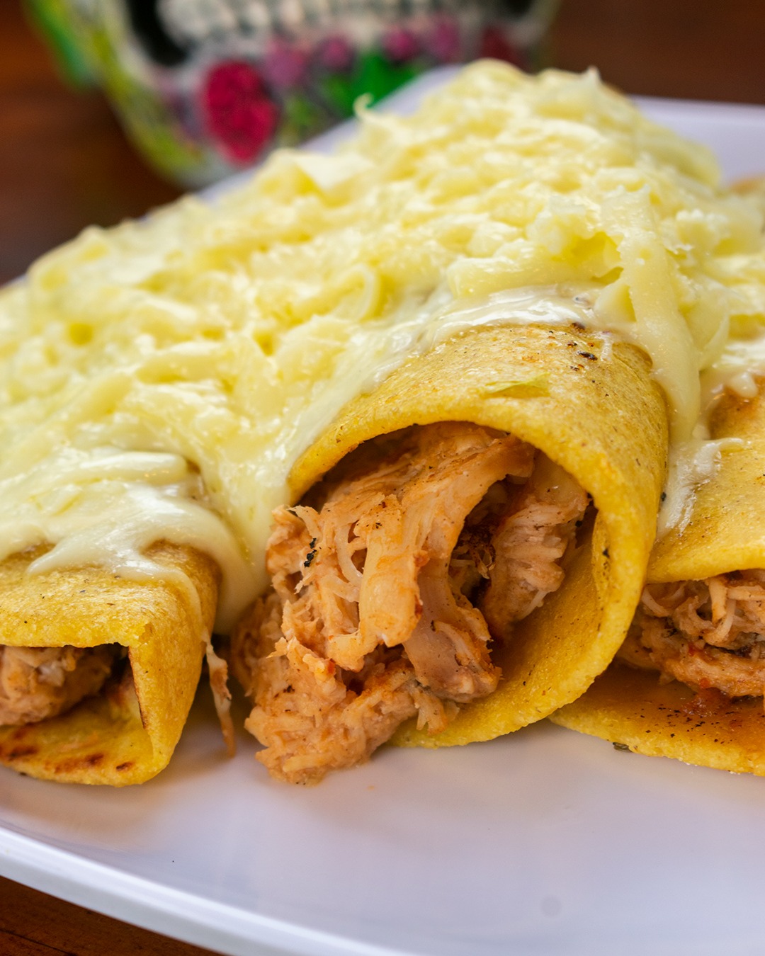 Enchiladas pollo chipotle